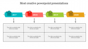Most Creative PowerPoint Presentations-Four Node